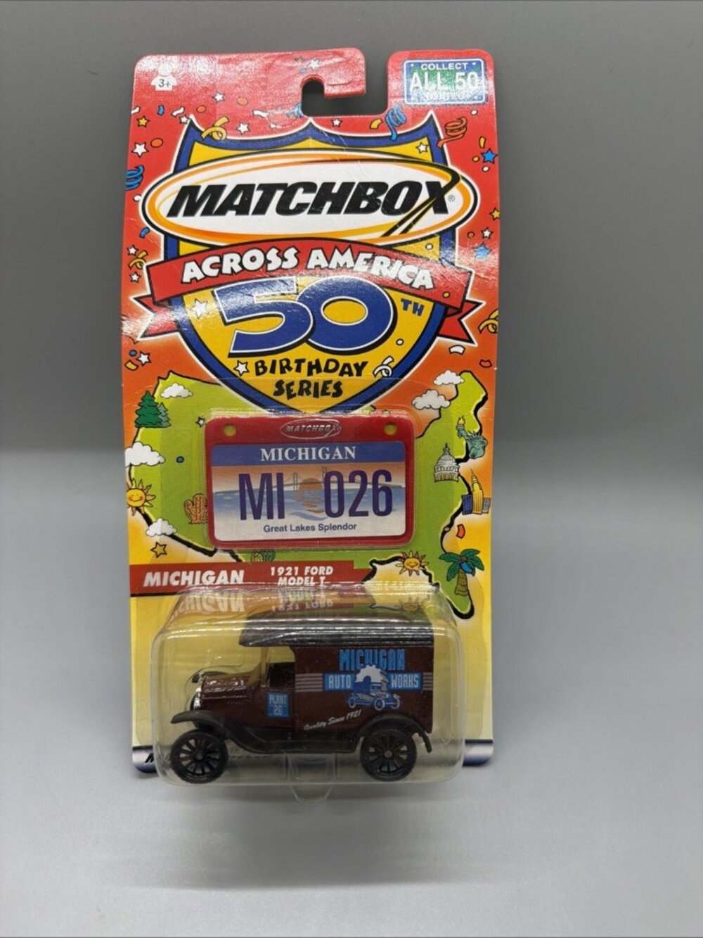 2002 MATCHBOX ACROSS AMERICA MICHIGAN AUTO WORKS 1921 FORD MODEL T